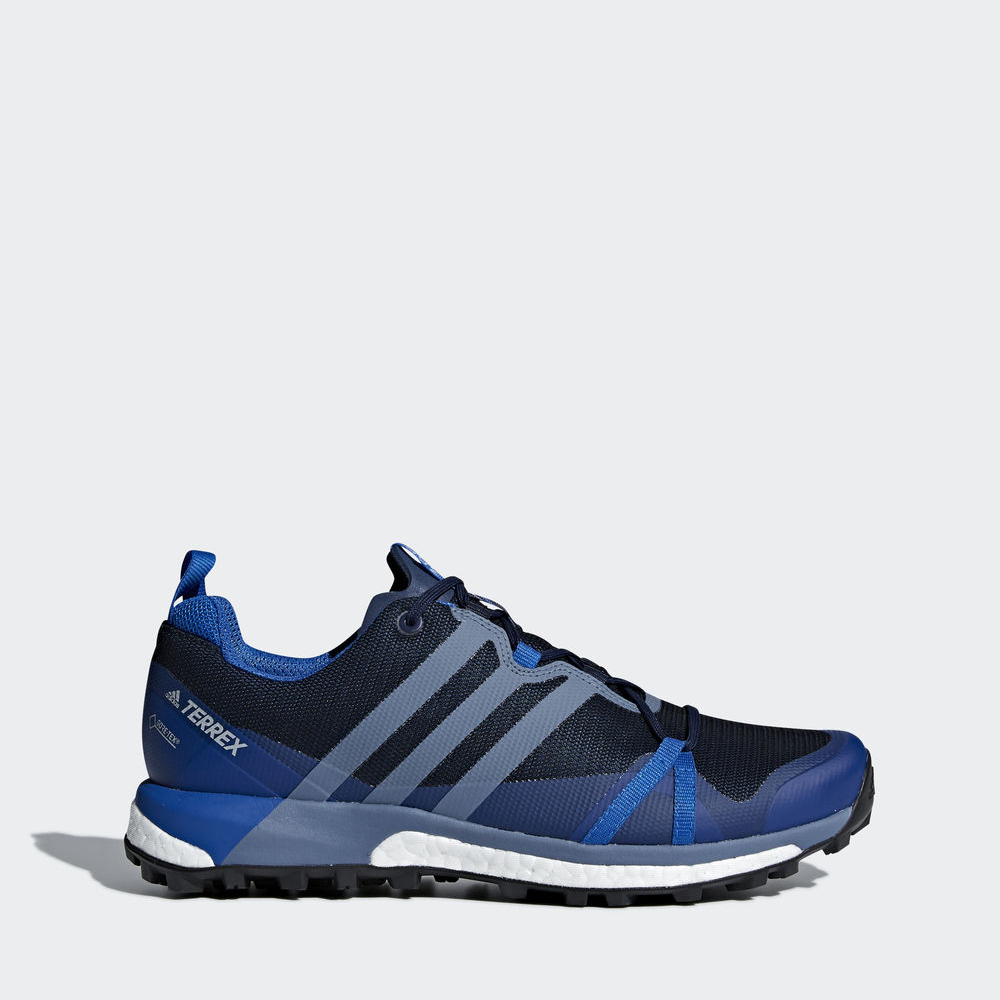 Adidas Terrex Agravic Gtx - παπουτσια για τρεξιμο ανδρικα - Σκουρο Μπλε/Γκρι/Μπλε,Μέγεθος: EU 36 – 5